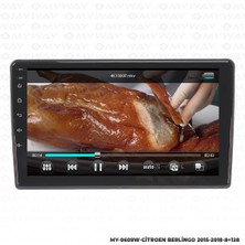 Myway Araç Multimedya Citroen Berlingo Android 12 Carplay 4gb Ram + 64GB HDD 2015-2018 Navigasyon Ekran Myw