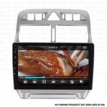 Myway Araç Multimedya Peugeot 307 Android 12 Carplay 4gb Ram + 64GB HDD Navigasyon Oem Ekran Myw