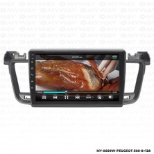 Myway Araç Multimedya Peugeot 508 Android 12 Carplay 4gb Ram + 64GB HDD Navigasyon Ekran Myw