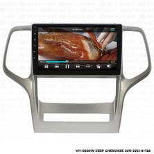 Myway Araç Multimedya Jeep Cherokee Android 12 Carplay 4gb Ram + 64GB HDD 2011-2012 Navigasyon Ekran Myw