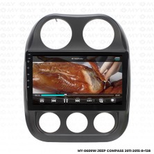 Myway Araç Multimedya Jeep Compass Android 12 Carplay 4gb Ram + 64GB HDD 2011-2015 Navigasyon Ekran Myw