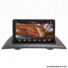 Myway Araç Multimedya Bmw X3 Android 12 Carplay 4gb Ram + 64GB HDD Navigasyon Ekran Myw