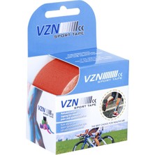 Vzn Sporttape Kırmızı Kinezyo Bandı Sporcu Kas Bandı 5cmx5mt