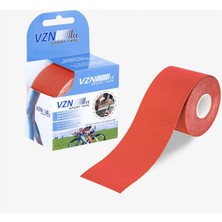 Vzn Sporttape Kırmızı Kinezyo Bandı Sporcu Kas Bandı 5cmx5mt