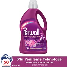 Perwoll Hassas Sıvı Çamaşır Deterjanı  Çiçek Cazibesi Yenileme 2750 ml