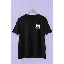 Trick or Treat New York Yankees Arma Baskılı Bisiklet Yaka Erkek Tişört