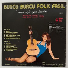 Burcu Burcu Folk Fasıl Seçme Sözlü Oyun Havaları Lp Plak (Orjnal 1985 Dönem Baskı Plak)