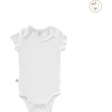 Tiny Lamb Beyaz Renk Bodysuit Kısa Kollu 5'li Set  %100 Pamuk  Beyaz Renk Bebek Atleti Seti