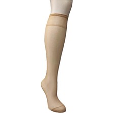 Dode Flora Kadın Diz Altı Pantolon Çorabı 12 Li 20 Den Mat Burnu Takviyeli Dayanıklı Esnek  Müjde  -