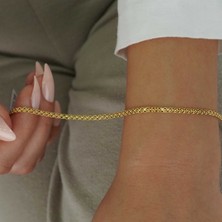 İzgi Kuyumculuk Örgü Bismark Bileklik - Ince