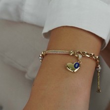 İzgi Kuyumculuk Kalp Charm Bileklik