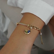 İzgi Kuyumculuk Kalp Charm Bileklik