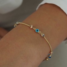 İzgi Kuyumculuk Dorika Toplu Göz Bileklik