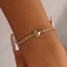 İzgi Kuyumculuk Başak Kalp Bileklik