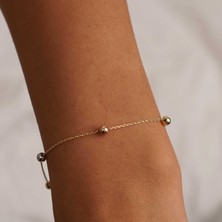 İzgi Kuyumculuk Sade Top Top Bileklik