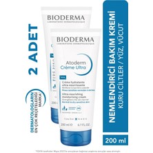 Bioderma Atoderm Cream Ultra 200 Ml 2 Adet