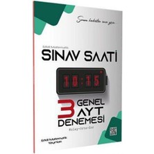 Etkili Matematik Yayınları AYT Sınav Saati Genel Denemesi Etkili Matematik Yayınları