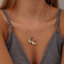 İzgi Kuyumculuk Kapaklı Kolye - Kalp