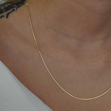 İzgi Kuyumculuk Italyan Ezme Zincir - Ince