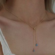 İzgi Kuyumculuk Firuze Taşlı Kolye