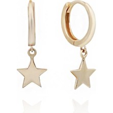 İzgi Kuyumculuk Yıldız Halka Küpe