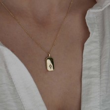 Plaka Kolye Yıldız Detaylı