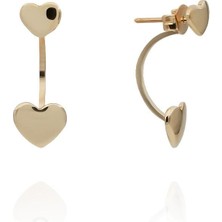 İzgi Kuyumculuk Kalp Küpe