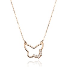 İzgi Kuyumculuk Kelebek Baget Kolye