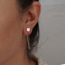 İzgi Kuyumculuk Yonca Küpe