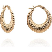 İzgi Kuyumculuk Midye Küpe - Large