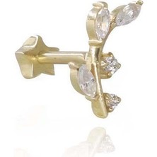 İzgi Kuyumculuk Yapraklı Piercing