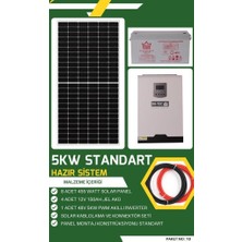 Or-Tec Bağevi Güneş Enerjisi 5kw Standart Solar Paket No: 18