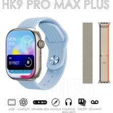 Byrist Hk9 Pro Max Plus Gen4 46MM Amoled Ekran Galeri/ses Kayıt/2gb Depolama Özellikli 2024 Akıllı Saat