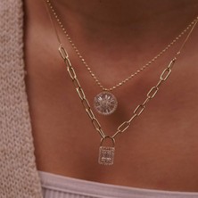 İzgi Kuyumculuk Kilit Ataç Kolye