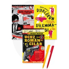 Kalem + Murat Menteş 3 Kitap Set Afili Hafiye + Dublörün Dilemması + Ucuz Romancılar - Moda