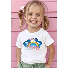 Only Trendwear  Çocuk Unicorn Baskılı Pamuklu Tshirt