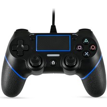 Kontorland Ps4 ve Pc Uyumlu Titreşimli Kablolu Gamepad