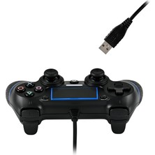 Kontorland Ps4 ve Pc Uyumlu Titreşimli Kablolu Gamepad