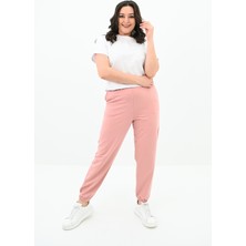 Koza Kadın Büyük Beden Yüksek Bel Eşofman Takımı 8095-24