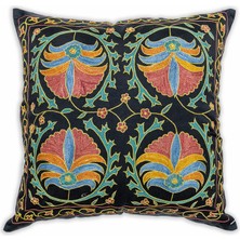 Soho Antiq Efran Etnik Desenli El Yapımı Kırlent 50X50 cm