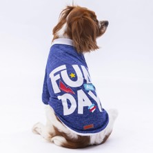 Pawstar Mavi Fun Day Kedi Köpek Sweati