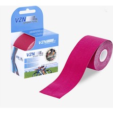 Vzn Tape Pembe Renk Kinesiologgy Bandı 5 Metre x 5 cm