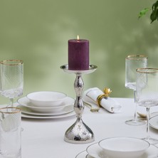 Karaca Home Arlen Silver Mumluk 22,7X11,5 cm