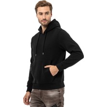 Cipo & Baxx CL557 Basic Erkek Kapişonlu Sweatshirt