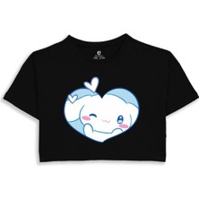 EZ Design Cinnamoroll Baskılı Crop Tshirt