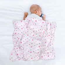 Sevi Unisex Bebek Battaniyesi Pembe Muslin 100X100 cm