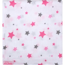 Sevi Unisex Bebek Battaniyesi Pembe Muslin 100X100 cm