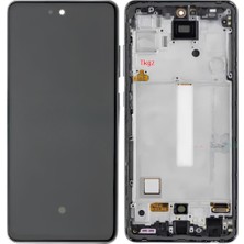 Tkgz Samsung Galaxy A52 - SM-A525 LCD Ekran Dokunmatik  Kalite Çıtalı Siyah