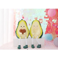 Dekoratif Avokado 2li Biblo Seti