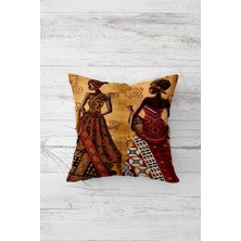 Pelangi Etnik Arikalı Kadınlar Çift Tarafı Baskılı Gizli Fermuar Yastık Kılıfı Kırlent Koltuk Yastık Kılıfı